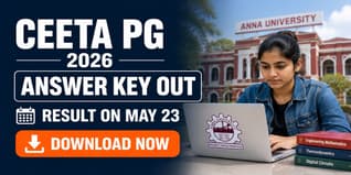 CEETA PG 2026 Answer Key Out; Result Announcement on May 23